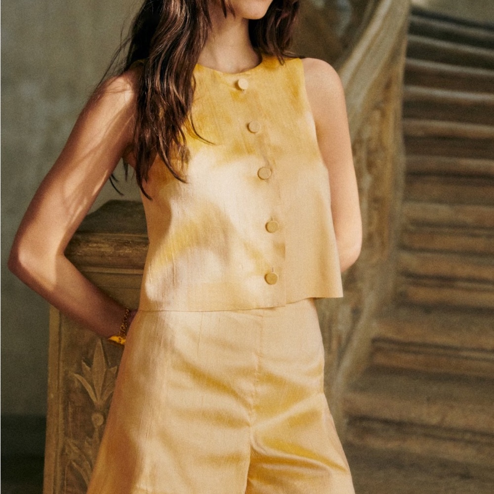 Sézane Heidi Short & Altea Shirt Set